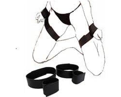 BDSM- sex handboeien- Enkelboeien- Volwassenen- Seksspeeltjes- Bondage- Boeienset voor handen bovenbenen en/ of enkel – Zwart