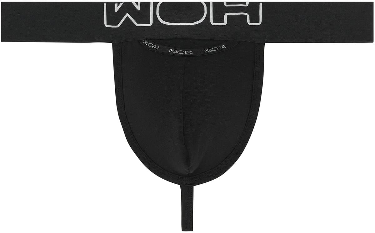 WOH heren g-string sexy fun zwart — afbeelding 1