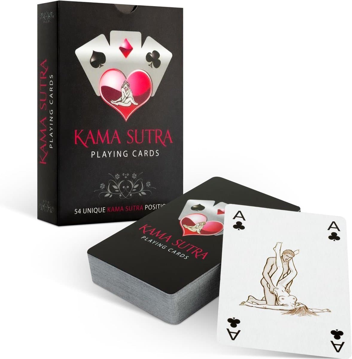 Tease & Please Kama Sutra Speelkaarten - Erotisch Kaartspel — afbeelding 1