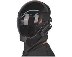 Cyber Gothic Punk Helm Masker voor Mannen, Motorfiets Futuristisch Techwear Masker, Cosplay, Halloween, Feest, Muziekaccessoires