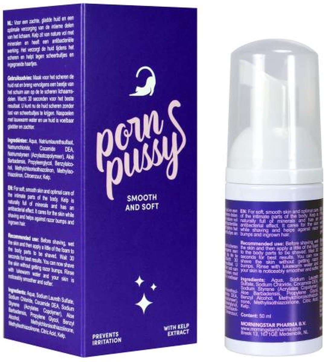 Morningstar - Porn Pussy - Scheerschuim Voor Vrouwen — afbeelding 1