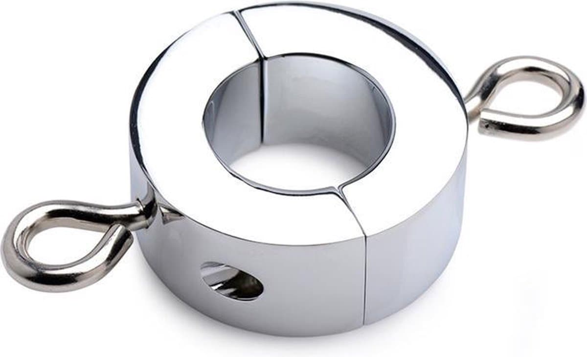 XR Brands Ball Trap - Metal Ball Stretcher silver — afbeelding 1