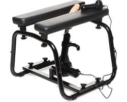 XR Brands Deluxe Bangin' Bench met Sex Machine seksmeubel - Zwart