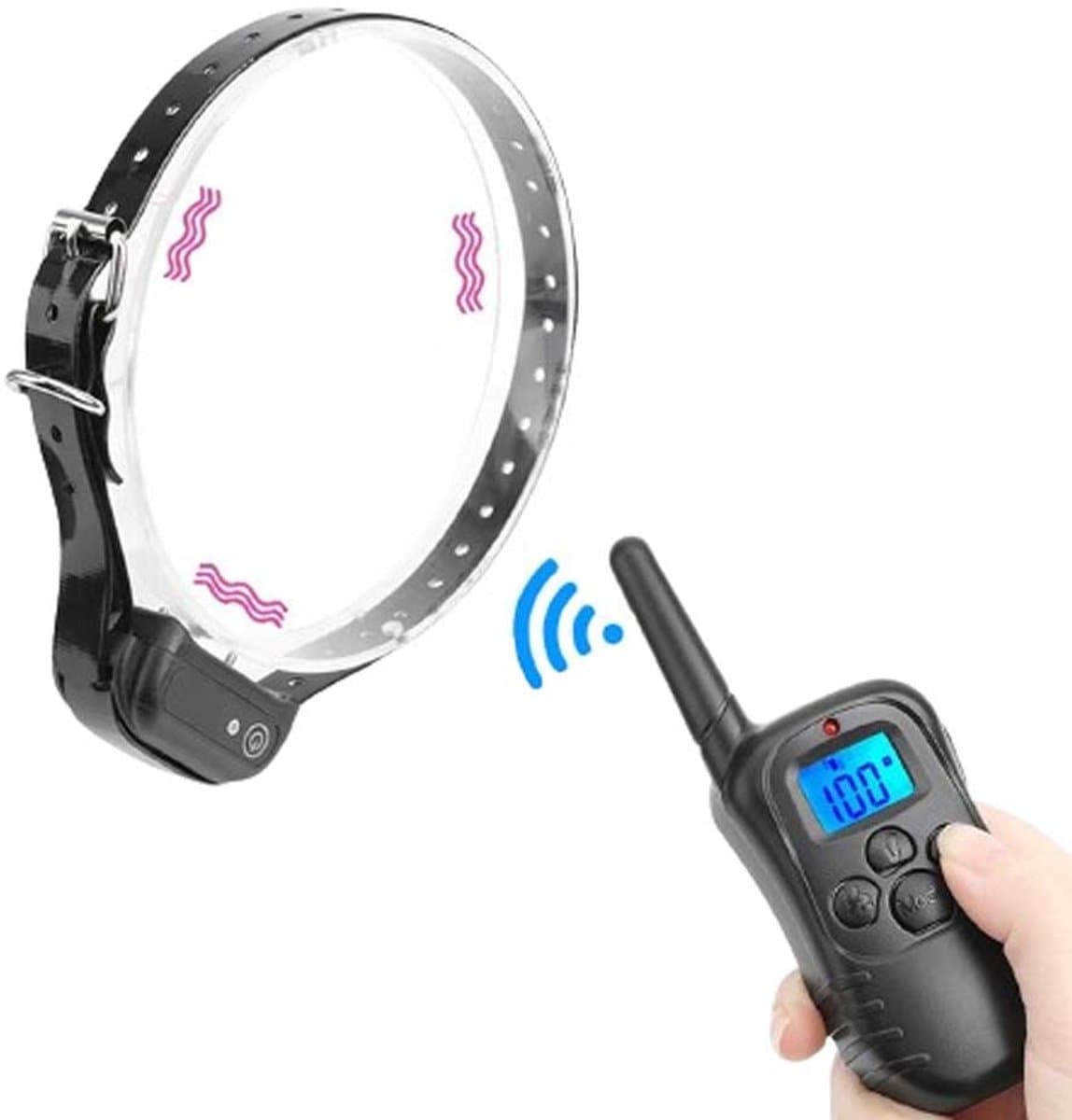 BDSM Halsband Elektrisch - Schok - Verstelbaar - Stroom - Afstandsbediening — afbeelding 1