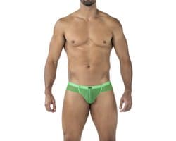 Cut4Men - Hybrid Cheeky Mesh Herenslip - Neon Groen - Maat XL