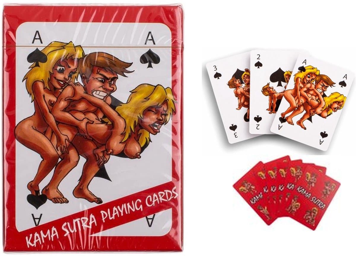 De leukste Kamasutra kaarten - kamasutra kaartspel - speelkaarten Kama sutra - erotisch kaarten spel volwassenen 18+ Cadeautje voor hem Valentijn cadeautje Kaartspel Poker Kaarten Kaartspellen voor volwassenen, Valentijnsdag kado Valentijn cadeautje — afbeelding 1