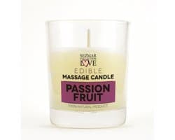 Love – Sezmar Collection Edible Massagekaars 100% Natuurlijke Verwenning | Passion Fruit | Voor Romantische Avonden en Tropische Ontspanning – 100 ml