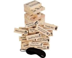 Romantisch Koppelspel – Date Night Blokken – Spel voor Stellen – Valentijn Cadeau – Intiem en Speels – Liefdesspelletjes voor Relaties - Inclusief Blinddoek