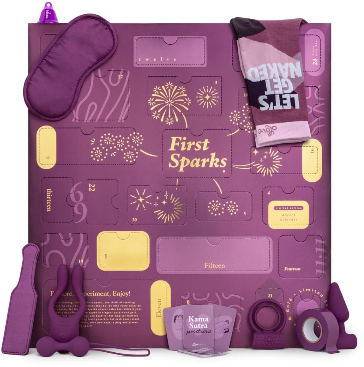EasyToys x Loveboxxx - First Sparks - Adventskalender Advent Kalender - Musthave voor Koppels - Cadeau Man - Cadeau Vrouw - Giftset - Adventskalenders - Kerst - Kerstcadeau - Adventskalender 2025 — afbeelding 1