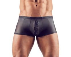 Mannenboxer Met Rits - Zwart, XL