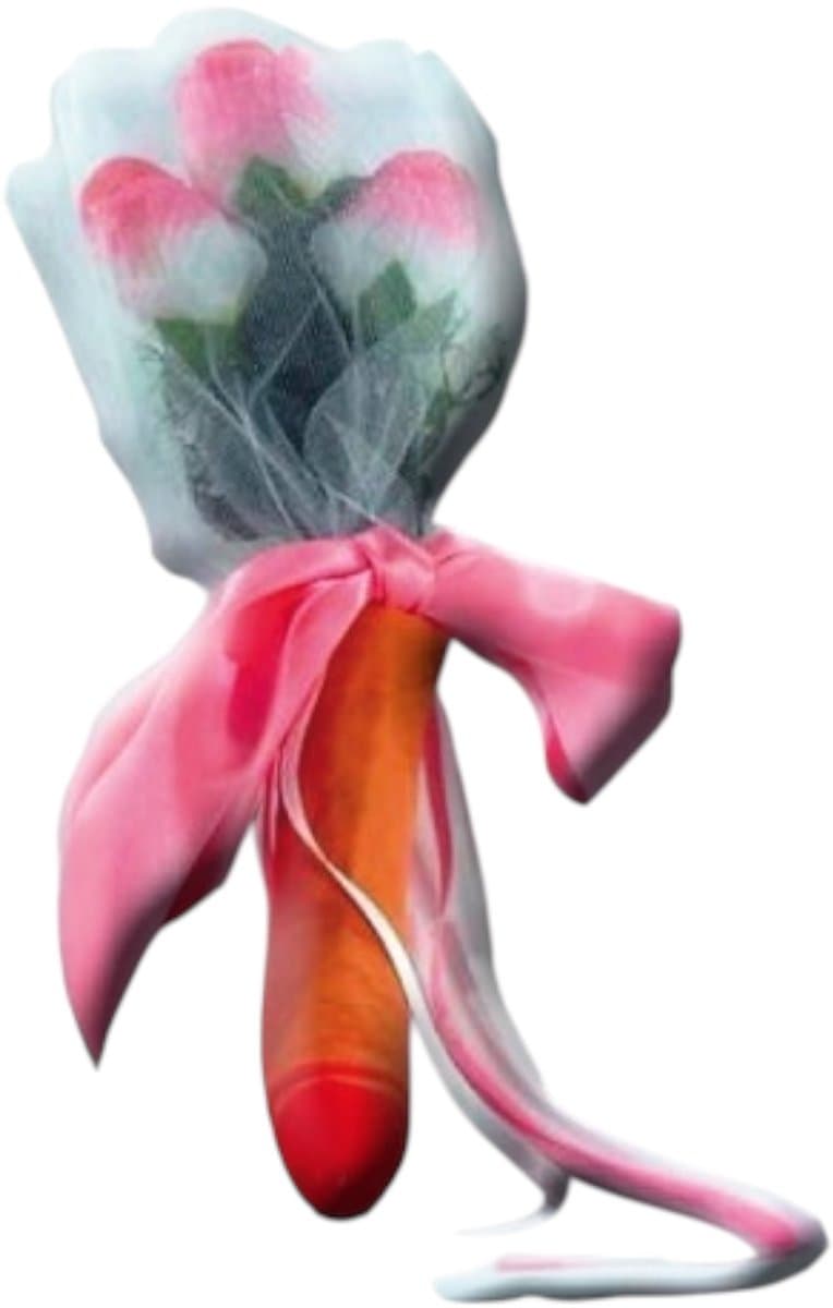 Hilarisch Cadeau – Rozenbos Met Penis – Perfect voor Vrijgezellenfeesten & Valentijn — afbeelding 1