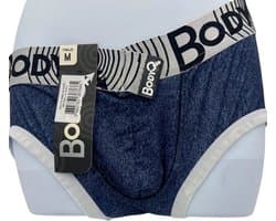 BodyQ Herenlingerie – Sexy Boxer in Denim Blauw | Mannelijk & Verleidelijk – Maat L