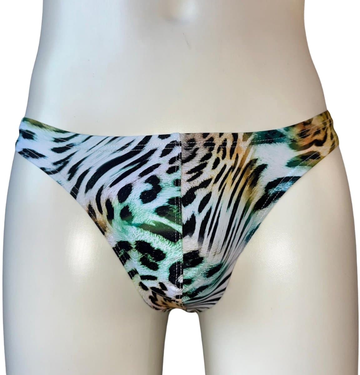 LekkerStout Heren String Luipaardprint - Multicolor - Sexy Mannen Ondergoed - Maat M | LS193 — afbeelding 1