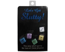 Kheper Games Laten we Ondeugend Worden! Metallic Set van Voorbereidingsdobbelstenen - Multicolor