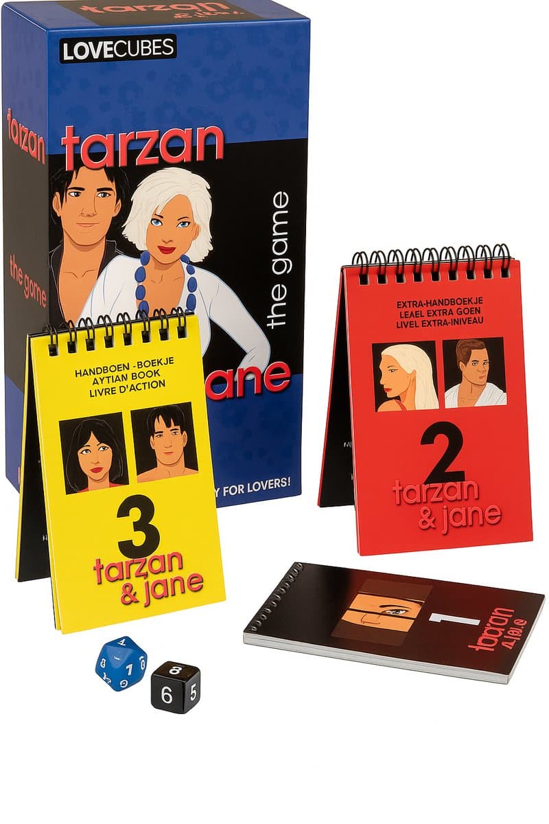 LoveCube Tarzan en Jane - Erotisch Spel - Voor hen en haar - Seks spel — afbeelding 1