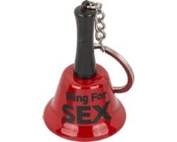 Power Escorts - Ring voor Sex bel Sleutel hanger - 4,5cm - 1 stuk