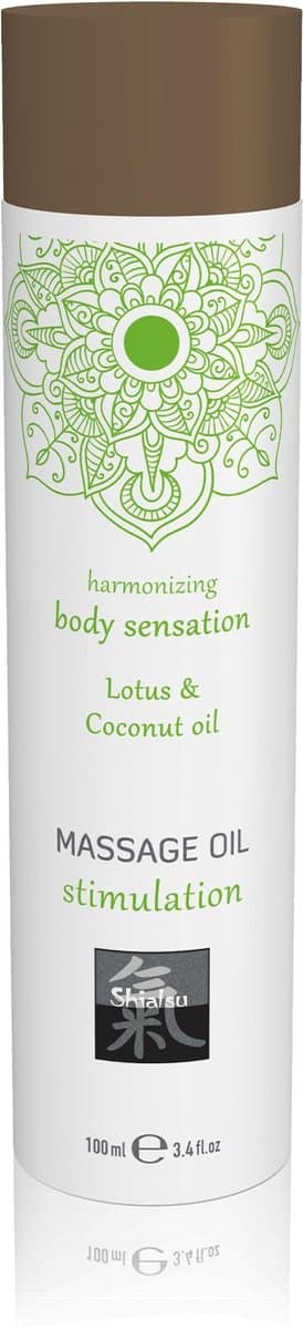 Stimulation Massage Olie - Lotus & Kokos — afbeelding 1
