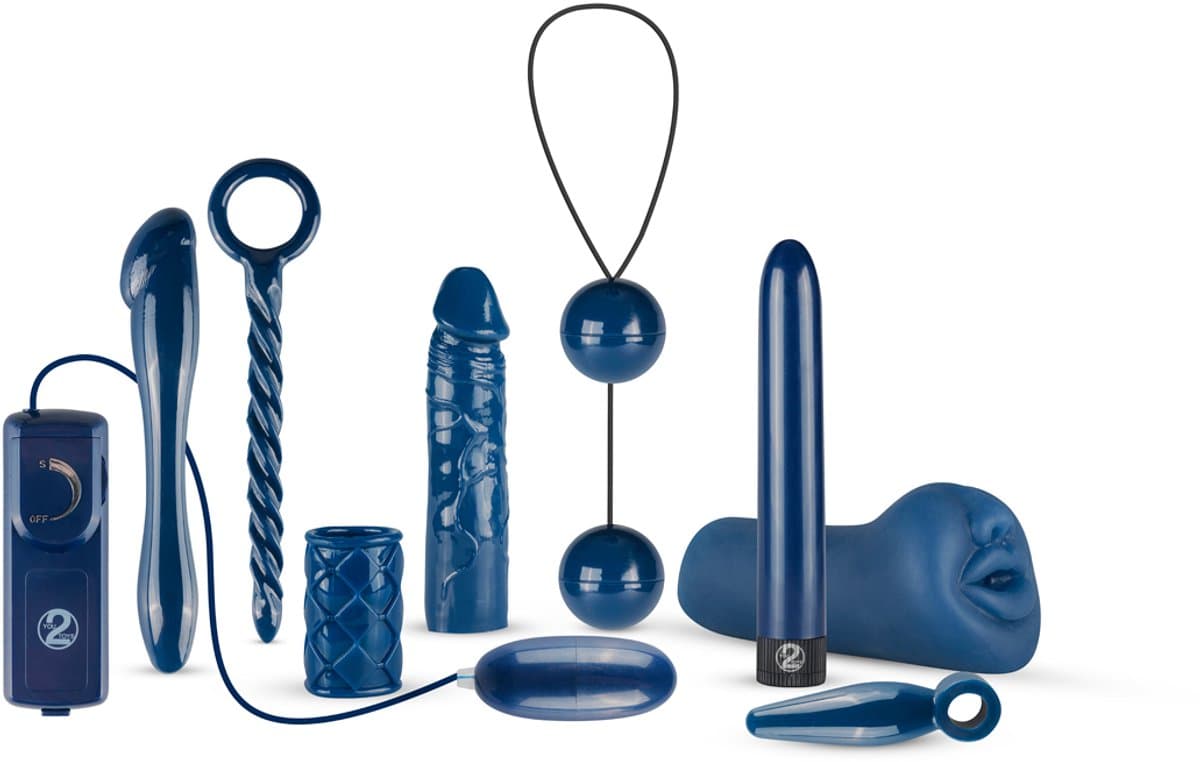 Midnight Blue Set Vibrator - Set — afbeelding 1