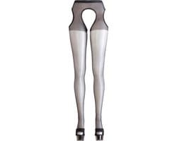 Cottelli Collection – Sexy panty met open zijkant en kruis – Maat S/M - Zwart
