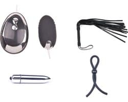 Kinky Sexpakket 4 Items - Spannend voor koppels - Sex speeltjes - Sex toys - Erotiek - Bondage - Sexspelletjes voor mannen en vrouwen – Seksspeeltjes – Stimulator