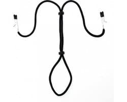 Rimba Bondage Play - Tepelklemmen Met penis/testikel koord