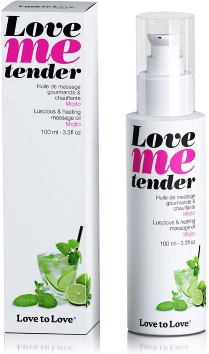 Love me Tender - Verwarmende Massageolie - Mojito — afbeelding 1