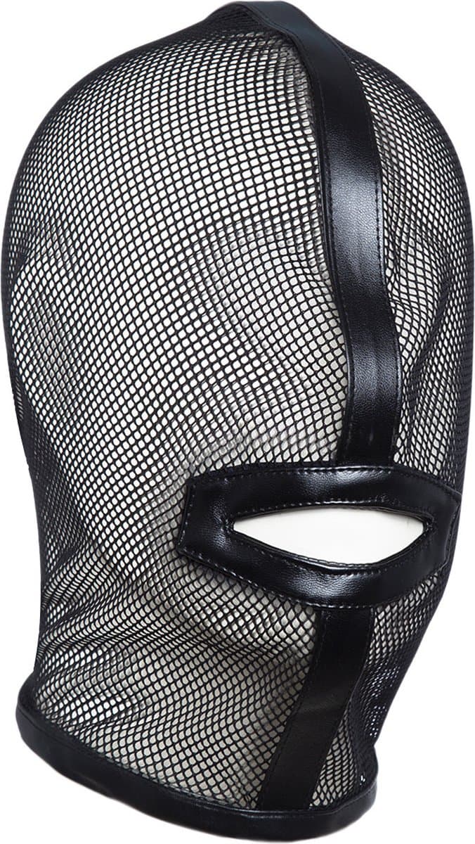 Banoch | zwart masker doorzichtig | Mask inconnu/3 | BDSM — afbeelding 1