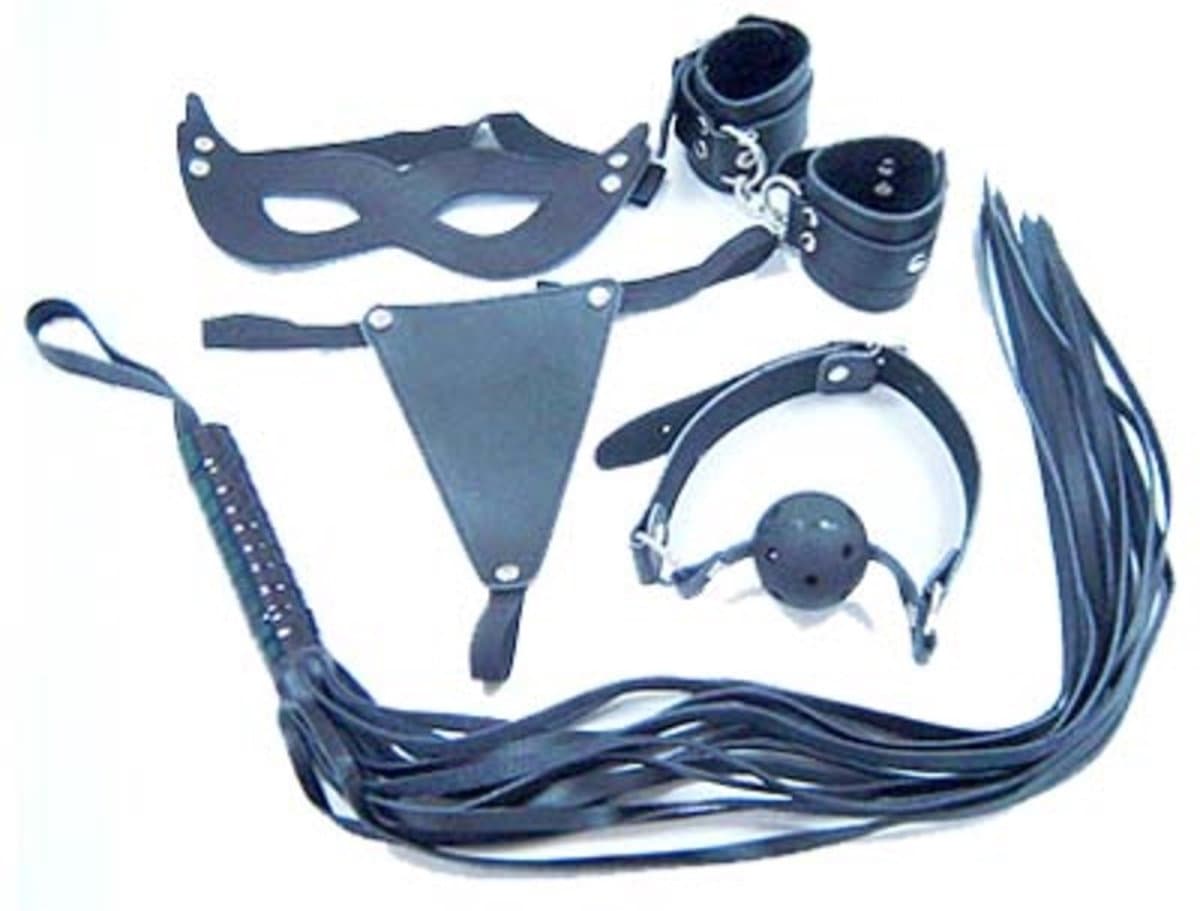 Starter SM Bondage Kit 5 Items - SM kit - Sexpakket voor koppels - Domina - Sex speeltjes - Sex toys - Erotiek - Bondage - Sexspelletjes voor mannen en vrouwen – Seksspeeltjes - Stimulator - Fetish set - SM set — afbeelding 1