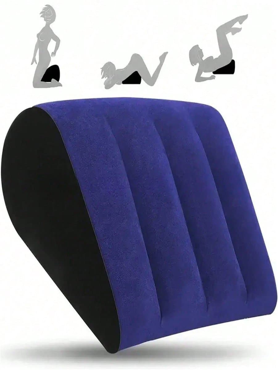 Oneay Sekskussen voor Stellen – Positioneringskussen Driehoekig Opblaasbaar – Liefdeskussen voor Diepere Posities – Ondersteuningskussen voor Mannen en Vrouwen – Comfortabel, Ergonomisch en Stabiel – Seksspeeltjes voor Volwassenen — afbeelding 1
