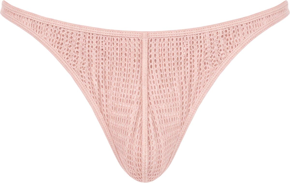 Barcode Berlin Thong Gor Rose - MAAT XL - Erotisch Heren Ondergoed - String voor Man - Sexy mannen String — afbeelding 1