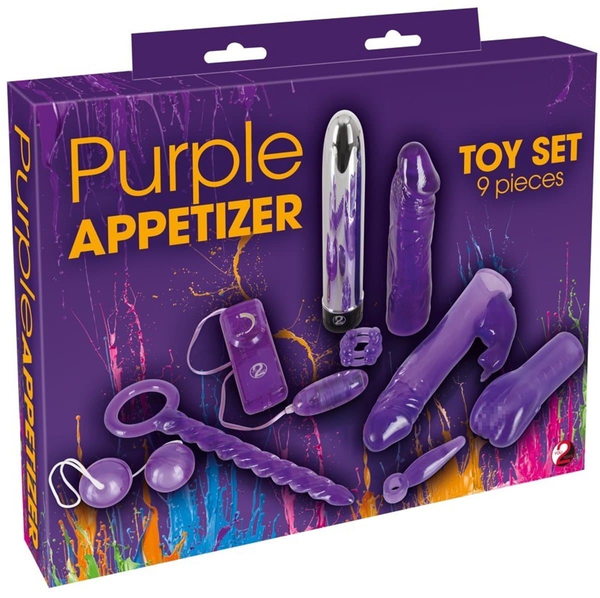 Paarse Appetizer set met seksspeeltjes — afbeelding 1