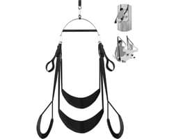 DYNA® Sex Schommel - Sex Stoel - Bondage - Zwart - 32cm x 10cm x 36cm
