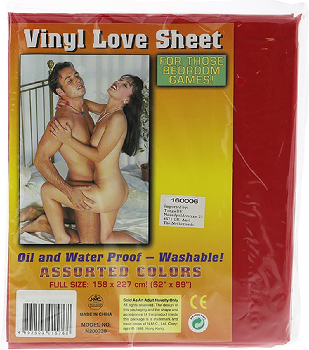 PVC Sheet Rood - Liefdes Kleed — afbeelding 1