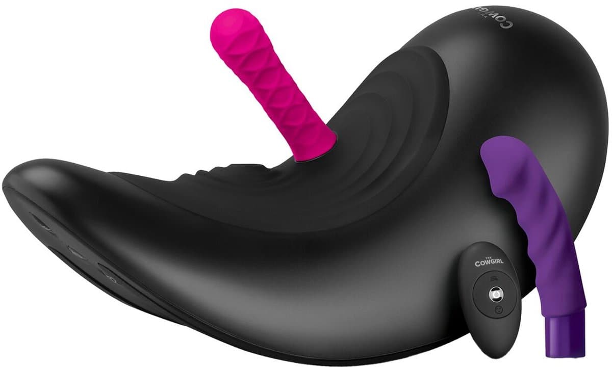The Cowgirl Cowgirl Saddle Machine Seksapparaat - Zwart — afbeelding 1