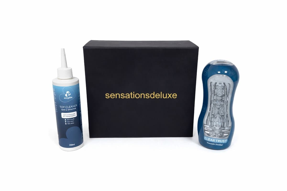 Sensationsdeluxe - box - Kado - Masturbator - Toycleaner — afbeelding 1