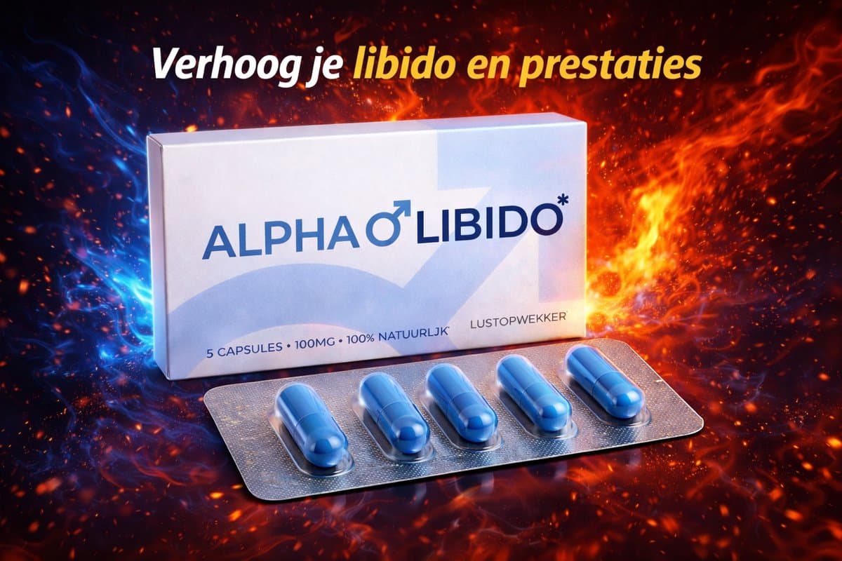 Alpha Libido - Lustopwekker voor Mannen - Zonder bijwerkingen van Viagra en Kamagra - Erectiepillen — afbeelding 1