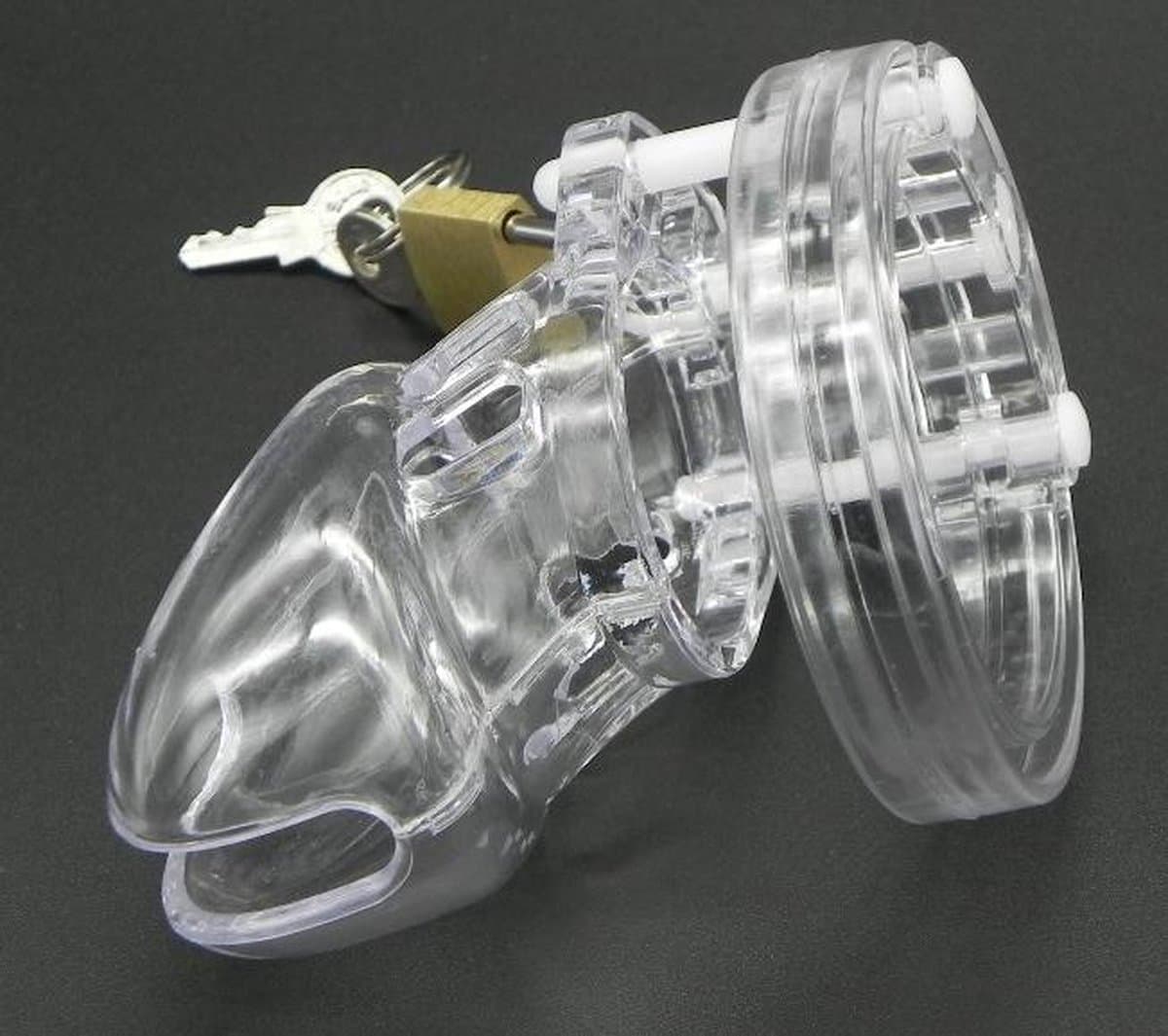 Daily Goods - Mannen kuisheidskooi small - chastity device - peniskooi - plastic — afbeelding 1