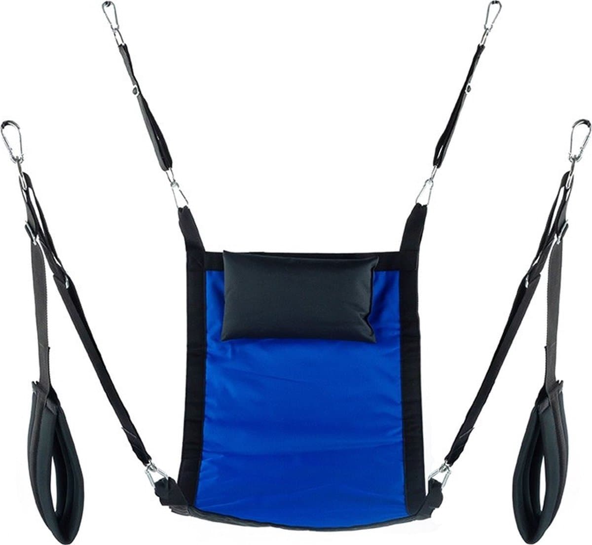 Rectangular canvas sling - 4 points - Full set - Blue — afbeelding 1