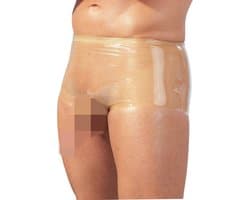 The Latex Collection Latex Boxer Met Penissleeve - Transparant