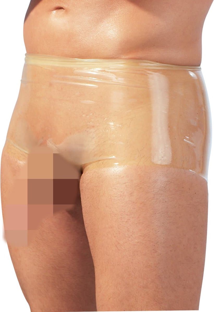The Latex Collection Latex Boxer Met Penissleeve - Transparant — afbeelding 1