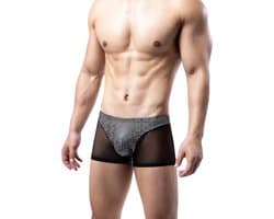Sexy Heren Boxer - Ondeugend Versierde Mannen Boxershort - Heren Mode | ( L ) | LekkerStout | ( LS216 )