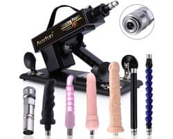 Auxfun® Basic Sexmachine - Pakket Mateo Met Dildo’s en Accessoires