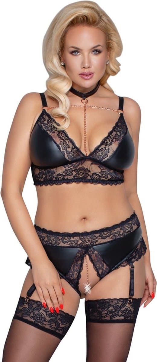 Curvy Bondage Beha Lingerie Set — afbeelding 1