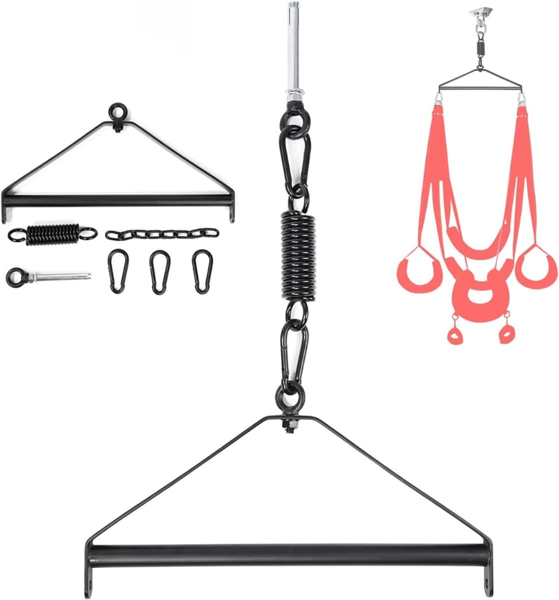 Core® Sex Schommel - Sex Swing Extra Stevig – Seksschommel Met Blinddoek – Zwart - 44cm x 25cm x 11cm — afbeelding 1