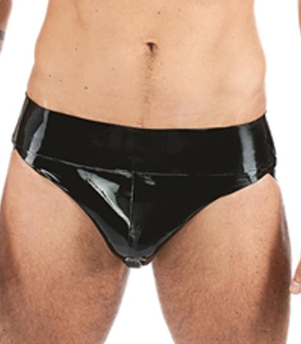 Mister b rubber jock strap black medium — afbeelding 1