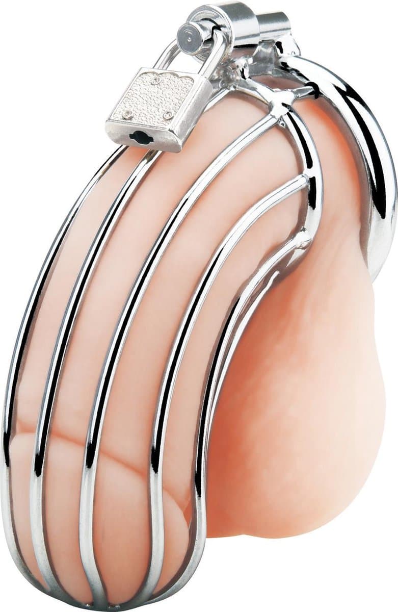 BlueLine – Prisoner Cock Cage – Zilver — afbeelding 1