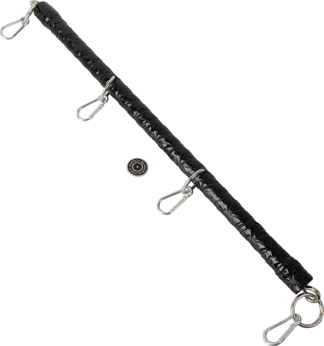 Banoch | Spreidstang black glossy - spreader bar bondage - 50 cm — afbeelding 1