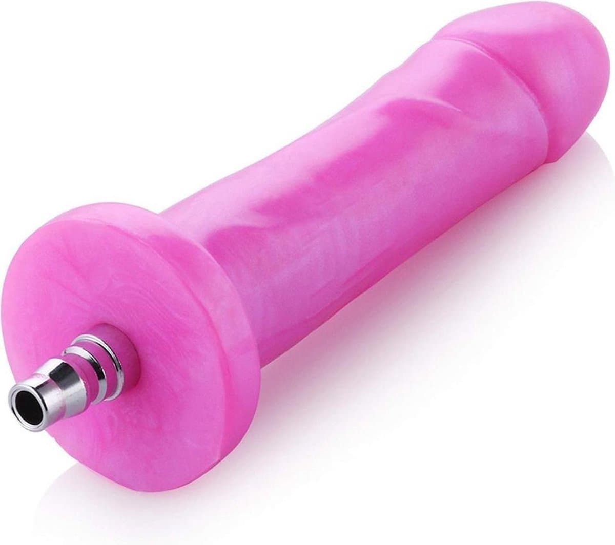 Hismith Anale & vaginale Medisch Siliconen Dildo Roze met QAC — afbeelding 1