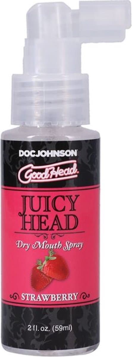 Doc Johnson - Juicy Head - Dry Mouth Spray - Strawberry - 2 fl oz / 60 ml — afbeelding 1