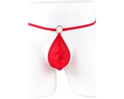 Rode String Ondergoed voor Heren - Sexy Heren String in XS tot 4XL Maten